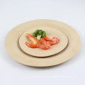 High Quality 7 Inch Round Bamboo Plate Wholesale Disposable